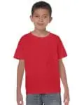 kids-unisex-cotton-t-shirt-red-domyos-8772496